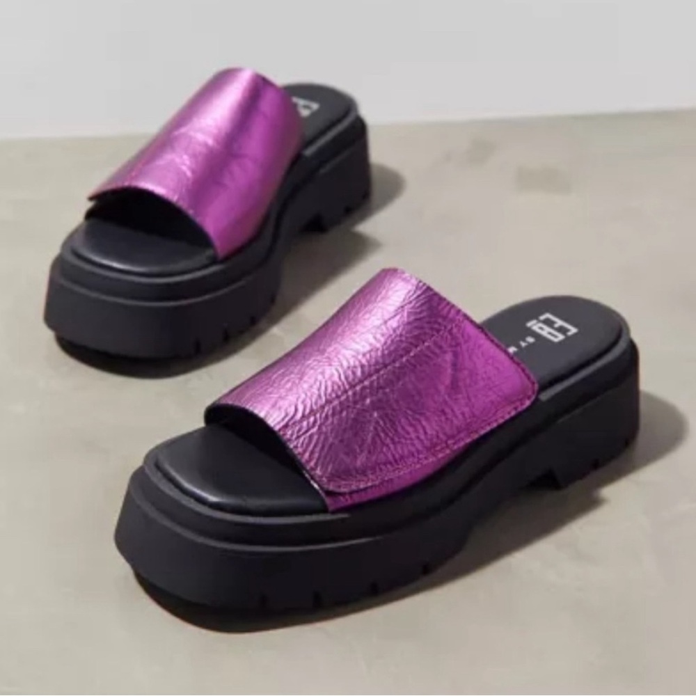 E8 by miista leather platform shoes size 39